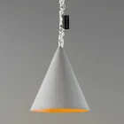 Moderne hængende lampe In-es.artdesign Jazz Cement efterbehandling cement Viadurini