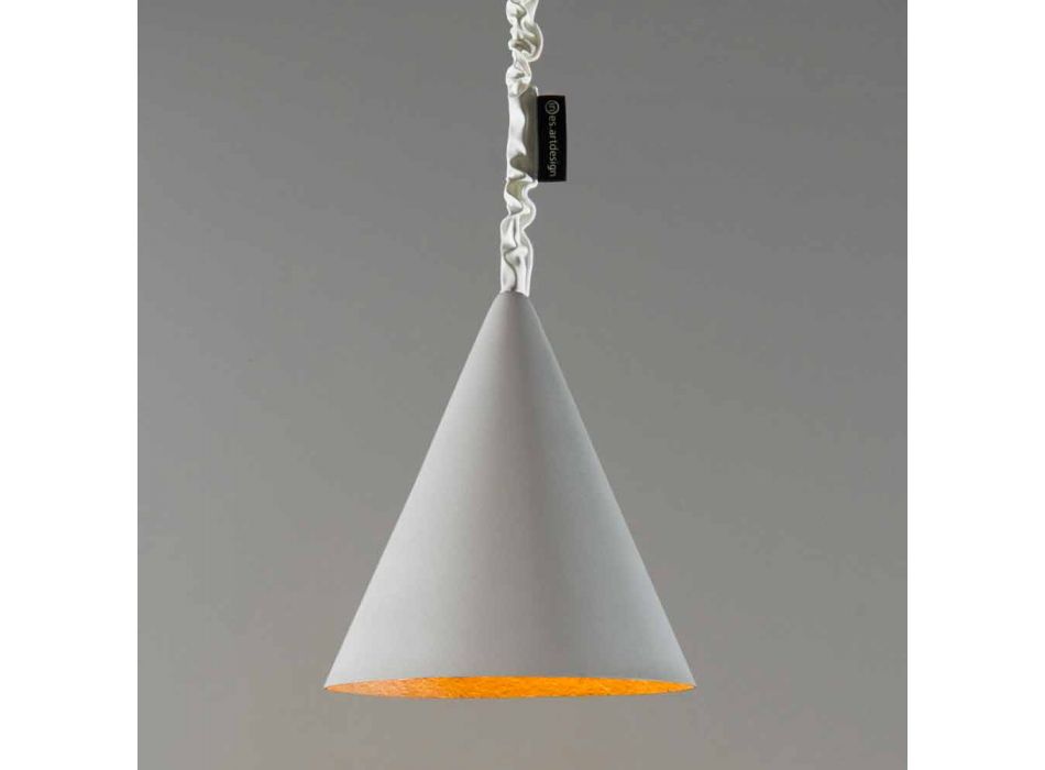 Moderne hængende lampe In-es.artdesign Jazz Cement efterbehandling cement Viadurini