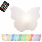 Lampe til udvendige eller indvendige, White Butterfly Modern Design - Farfallastar Viadurini