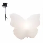 Lampe til udvendige eller indvendige, White Butterfly Modern Design - Farfallastar Viadurini