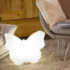 Lampe til udvendige eller indvendige, White Butterfly Modern Design - Farfallastar Viadurini