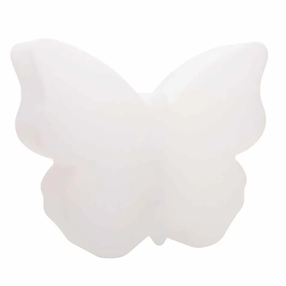 Lampe til udvendige eller indvendige, White Butterfly Modern Design - Farfallastar Viadurini