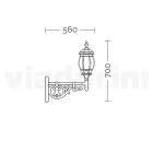 Udendørs væglampe i aluminium Fremstillet i Italien - Leona Viadurini