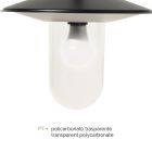 Udendørslampe i antracitgrå aluminium Fremstillet i Italien - Belen Viadurini