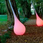 RGB gulvlampe Vase med dekoration med plastikdesign - Ampul fra Myyour Viadurini