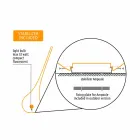 RGB gulvlampe Vase med dekoration med plastikdesign - Ampul fra Myyour Viadurini