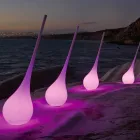 RGB gulvlampe Vase med dekoration med plastikdesign - Ampul fra Myyour Viadurini