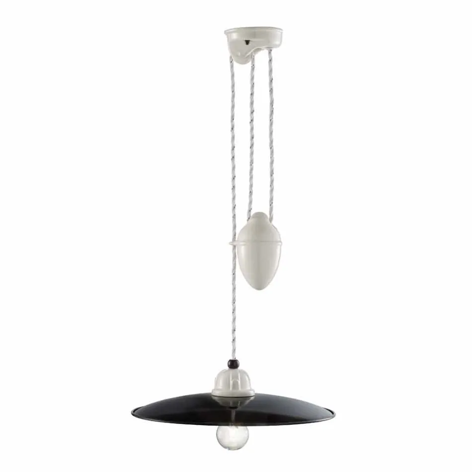 Lampe og ned håndlavet keramik Melissa Ferroluce Viadurini