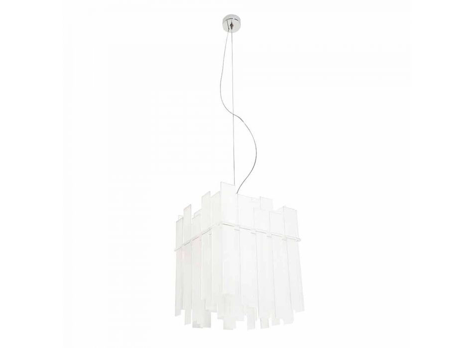 hvid suspension lampe Moderne Design Ketty 60x60cm Made in Italy Viadurini