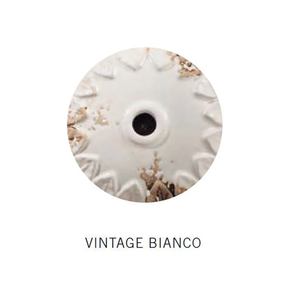 Håndværks- og industriophængslampe i keramik og jern - industriel Viadurini