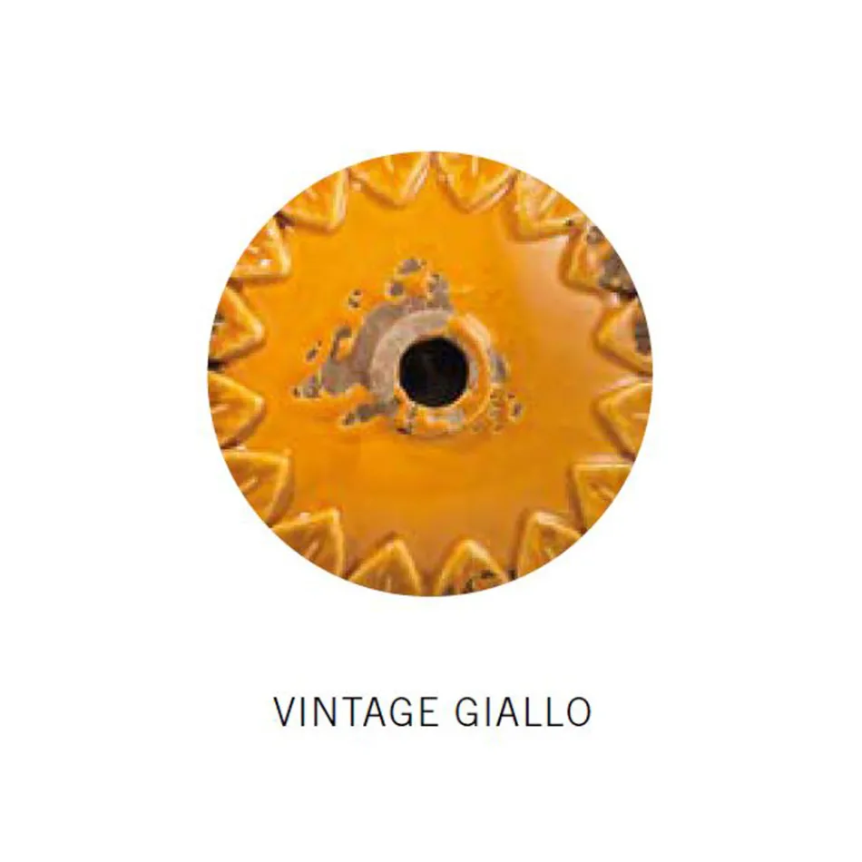 Håndværks- og industriophængslampe i keramik og jern - industriel Viadurini