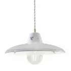 Pendellampe i Artisan Ceramic Vintage hånddekorationer - Como Viadurini