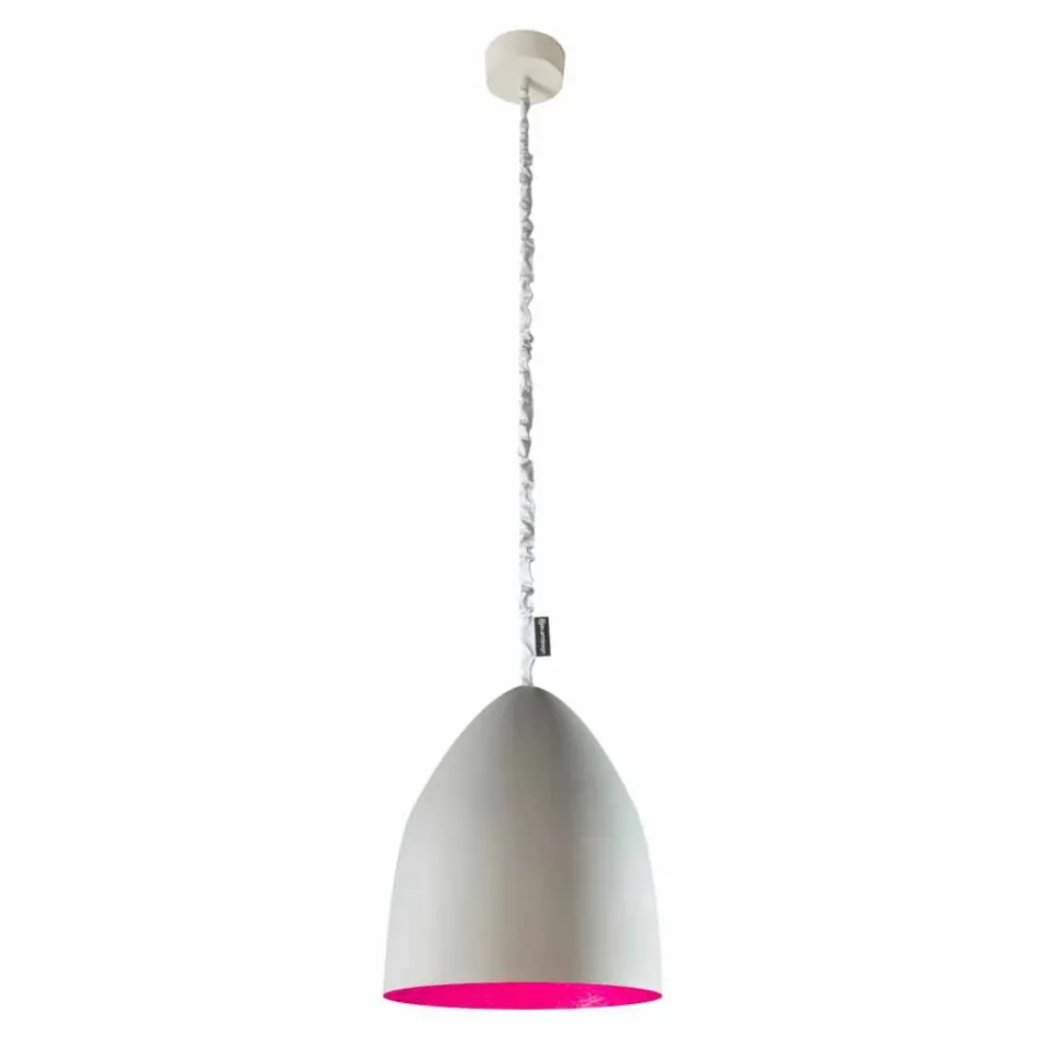 Suspension lampe In-es.artdesign Flower S Cement finish cement Viadurini
