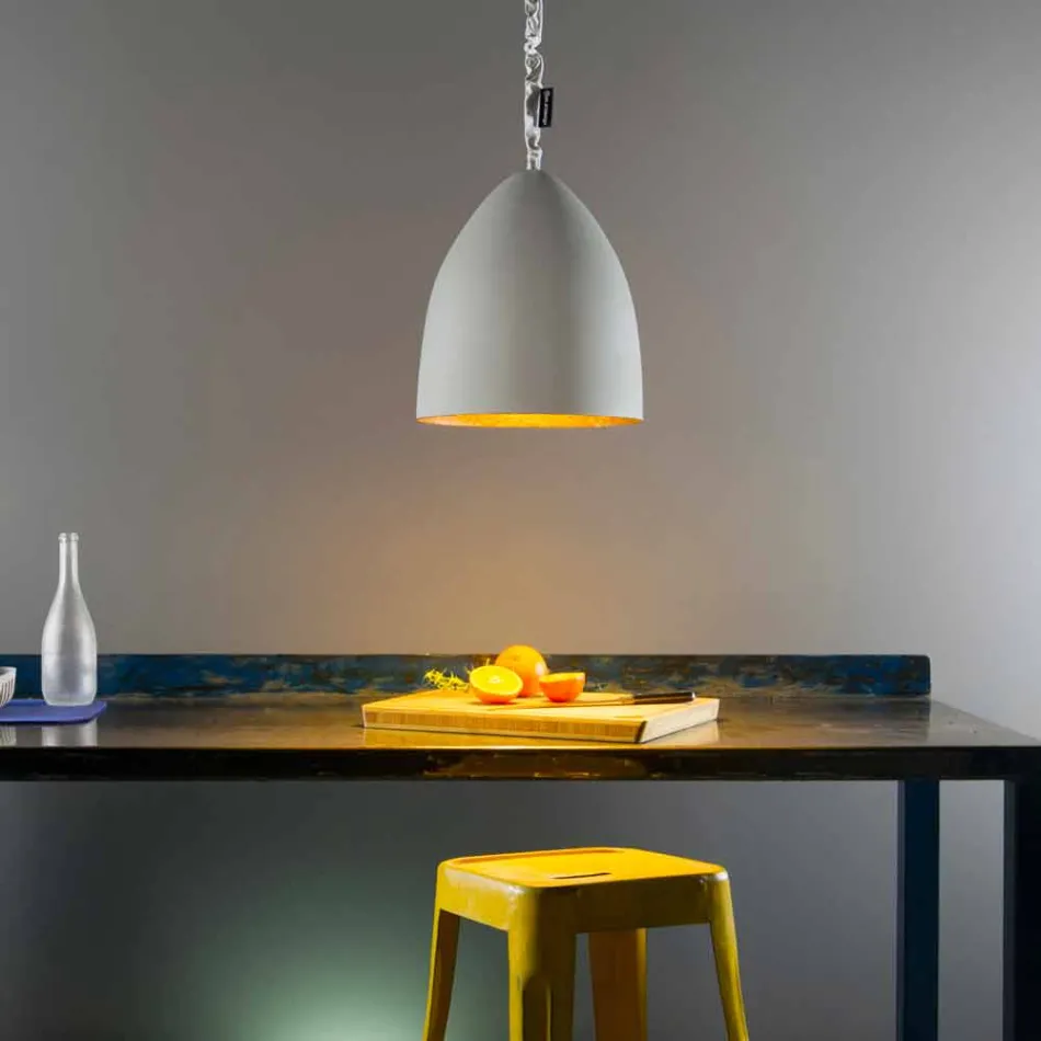 Suspension lampe In-es.artdesign Flower S Cement finish cement Viadurini
