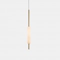 Hængende lampe med 1, 3 eller 6 lys i messing moderne design - Typha af Il Fanale