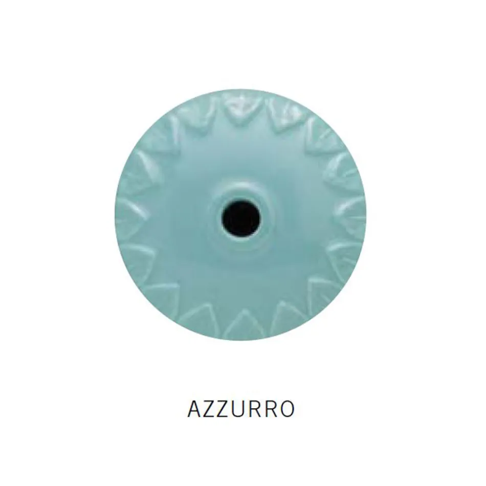 Suspenderet lampe Håndlavet keramik og vintage antik messing - farver Viadurini