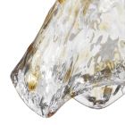 Håndlavet hængelampe i blæst venetiansk glas 35 46 cm - Mary Viadurini