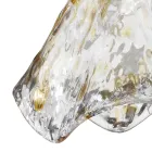 Håndlavet hængelampe i blæst venetiansk glas 35 46 cm - Mary Viadurini