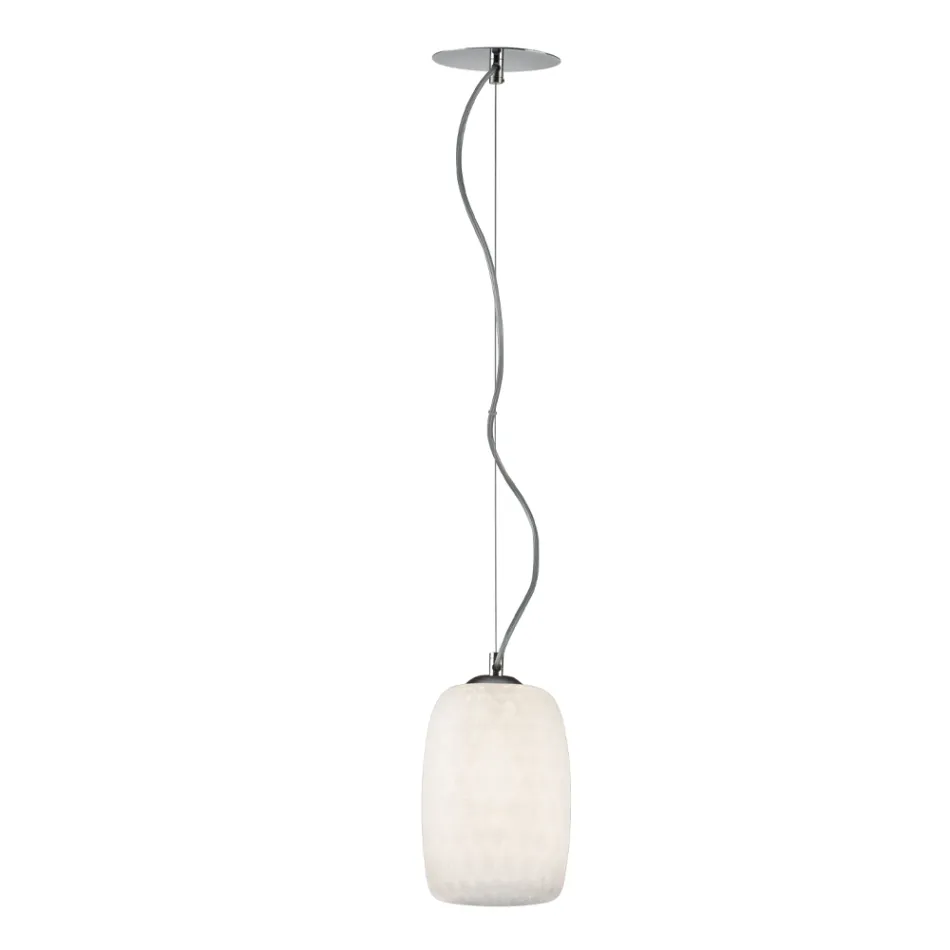 Håndlavet hængende lampe i blæst venetiansk glas - Cloe Balloton Viadurini