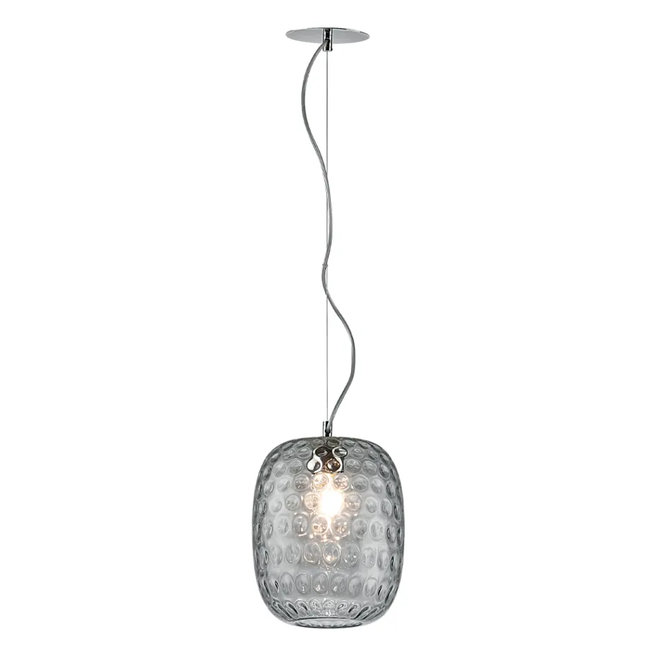 Håndlavet hængende lampe i blæst venetiansk glas - Cloe Balloton Viadurini