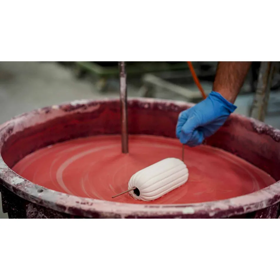 Gul eller grøn retro keramisk hængelampe fremstillet i Italien - Ferroluce Lariat Viadurini