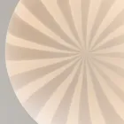 Ophængt Lampe Design Forlænget i Hvidt Filigran Glas - Campingvogn Viadurini