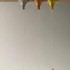 Ophængt lampe af keramisk design - skæbne af Aldo Bernardi Viadurini