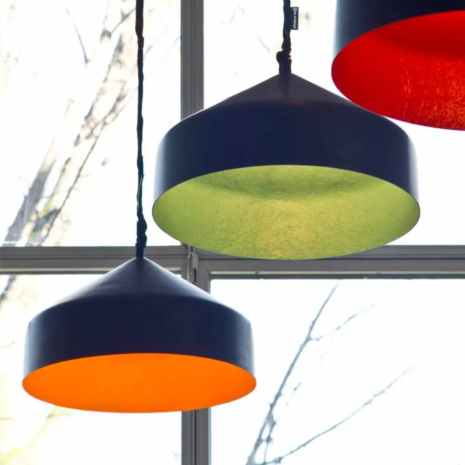 Ophængt designlampe In-es.artdesign Cyrcus Resin tavle Viadurini