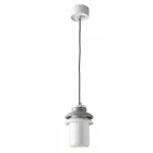 Suspenderet lampe af moderne design i keramik lavet i Italien Asien Viadurini