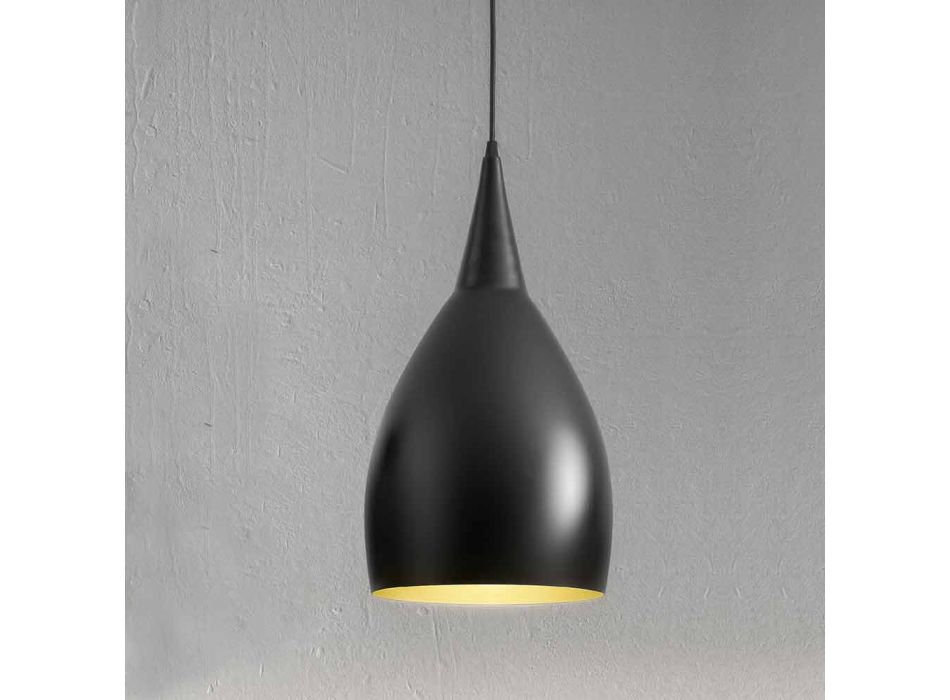 Moderne hængende lampe i aluminium fremstillet i Italien - Cappadocia Aldo Bernardi Viadurini