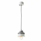 Suspension lampe i keramik og moderne aluminium lavet i Italien Asien Viadurini