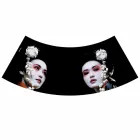 Hængende lampe i antracit hør med internt design Print 2 størrelser - Bramosia Viadurini