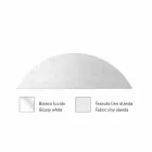 Hængende metallampe med net- eller linnedskærm Fremstillet i Italien - Jump Viadurini