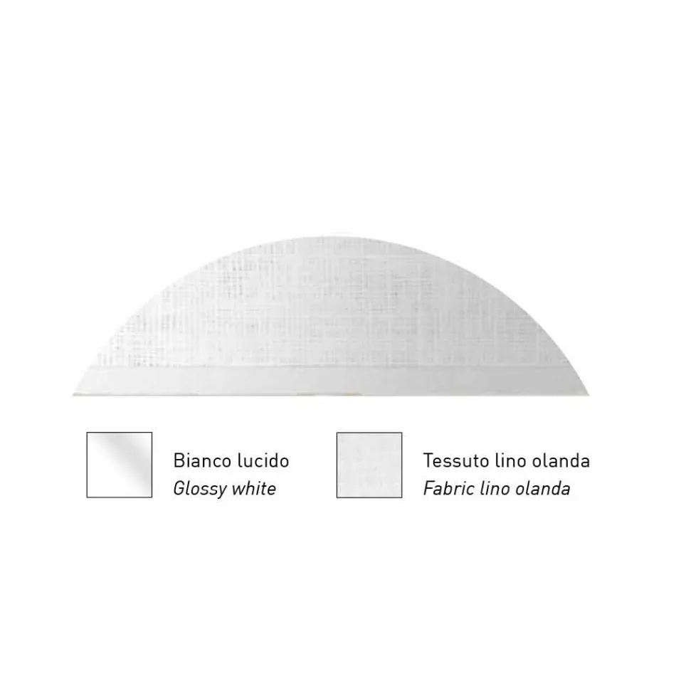 Hængende metallampe med net- eller linnedskærm Fremstillet i Italien - Jump Viadurini