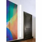 Hængende lampe i hvid polyethylen og metal fremstillet i Italien - Asturien Viadurini