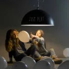 Hængelampe i harpiks In-es.artdesign Halvmåne Moderne tavle Viadurini