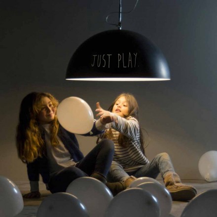 Hængelampe i harpiks In-es.artdesign Halvmåne Moderne tavle Viadurini