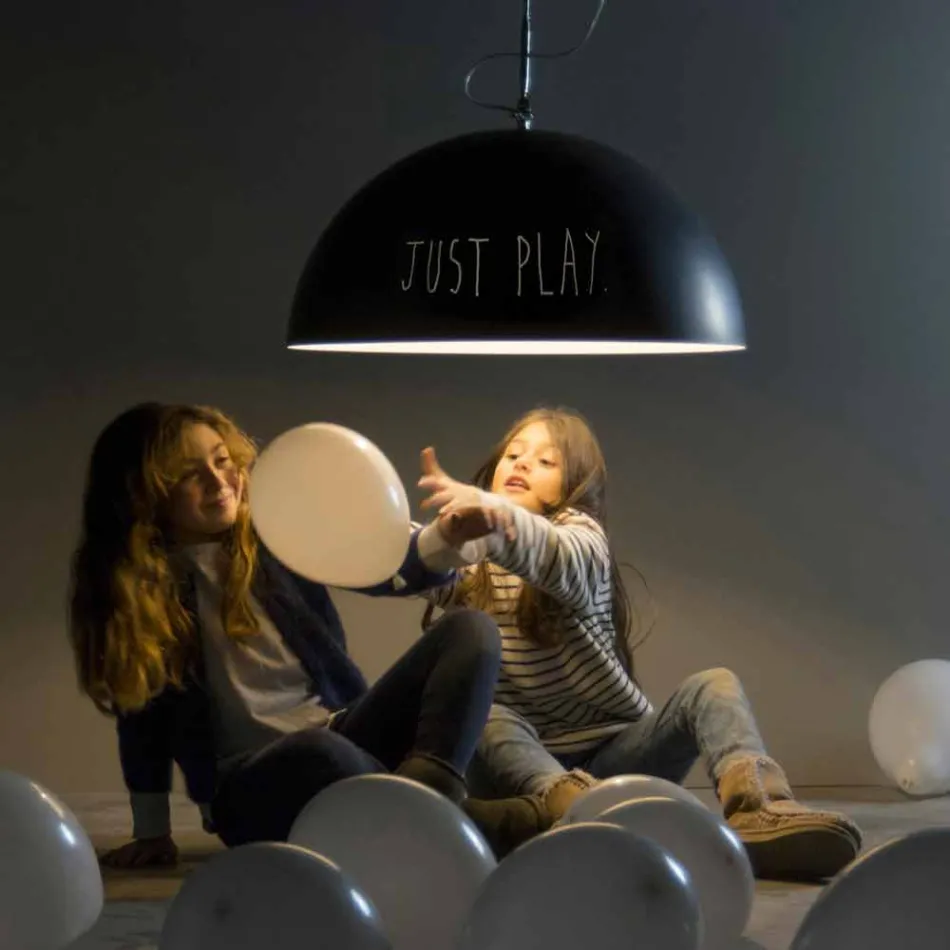 Hængelampe i harpiks In-es.artdesign Halvmåne Moderne tavle Viadurini