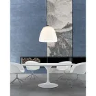 Håndblæst venetiansk glas hængelampe - Flora Viadurini