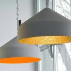 Moderne ophængt lampe In-es.artdesign Cyrcus Malede cement Viadurini