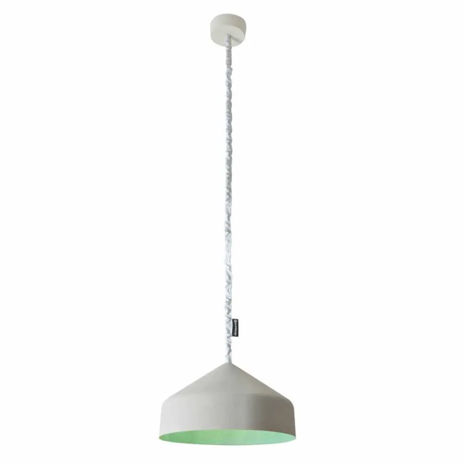 Moderne ophængt lampe In-es.artdesign Cyrcus Malede cement Viadurini
