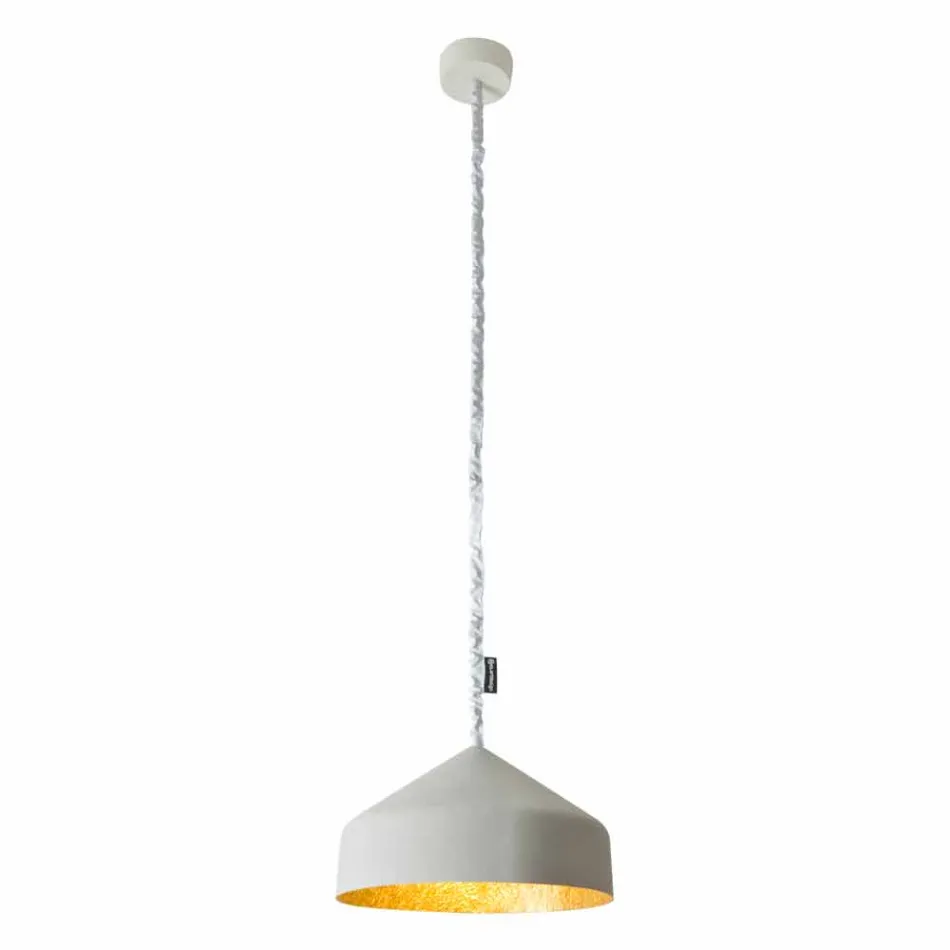 Moderne ophængt lampe In-es.artdesign Cyrcus Malede cement Viadurini