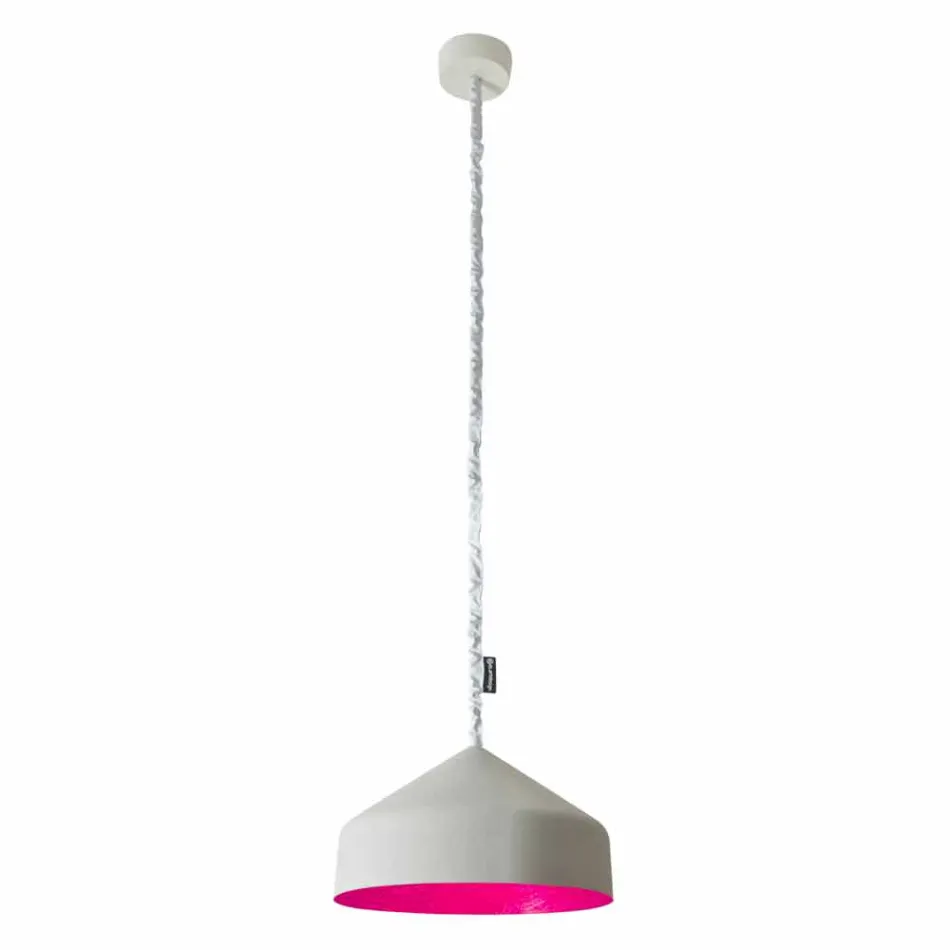 Moderne ophængt lampe In-es.artdesign Cyrcus Malede cement Viadurini