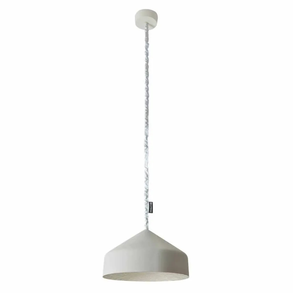 Moderne ophængt lampe In-es.artdesign Cyrcus Malede cement Viadurini