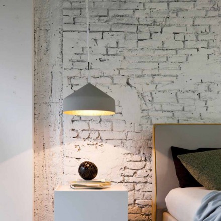 Moderne ophængt lampe In-es.artdesign Cyrcus Malede cement Viadurini