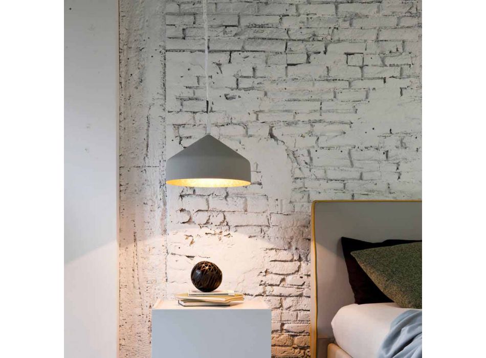 Moderne ophængt lampe In-es.artdesign Cyrcus Malede cement Viadurini