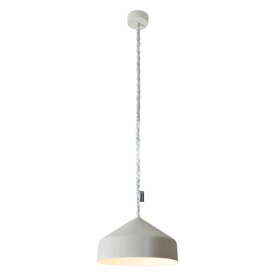 Moderne ophængt lampe In-es.artdesign Cyrcus Malede cement Viadurini