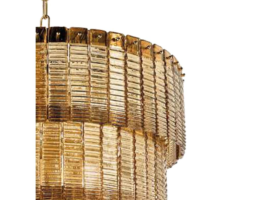 Moderne hængende lampe i luksus håndlavet glas lavet i Italien - Valadier Viadurini