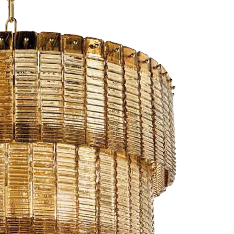 Moderne hængende lampe i luksus håndlavet glas lavet i Italien - Valadier Viadurini