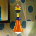 Moderne flerfarvet hængende lampe Slide Otello Hængende, lavet i Italien
